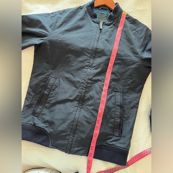 Ted Baker London Full Zip Jacket Mens Size
2 Dark Blue Long Sleeve Casual Bomber - Picture 11 of 16